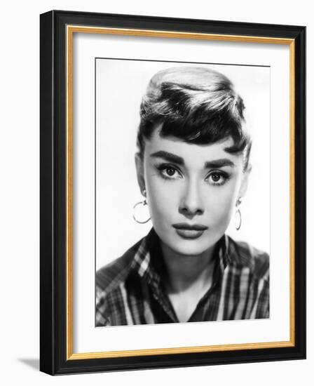 Audrey Hepburn, 1954-null-Framed Photo