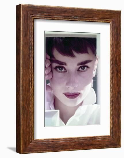 Audrey Hepburn, 1954-null-Framed Photographic Print