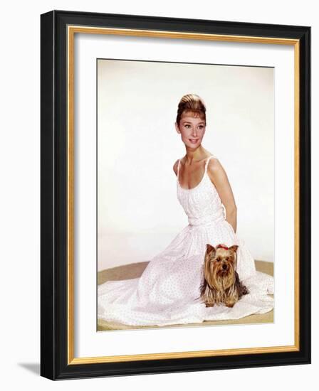 Audrey Hepburn, 1961.-null-Framed Photographic Print