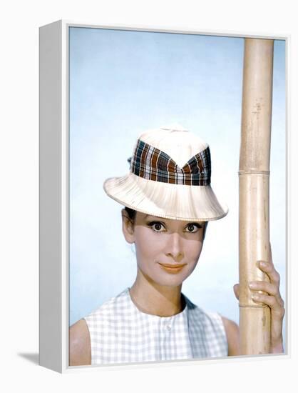 Audrey Hepburn 1964-null-Framed Stretched Canvas