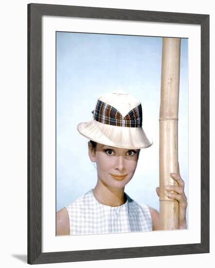 Audrey Hepburn 1964-null-Framed Photo