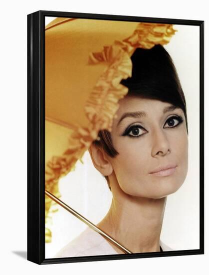 Audrey Hepburn, 1965.-null-Framed Premier Image Canvas