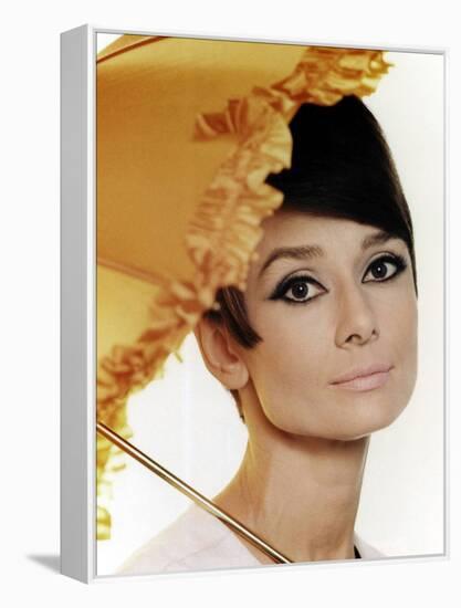 Audrey Hepburn, 1965.-null-Framed Premier Image Canvas