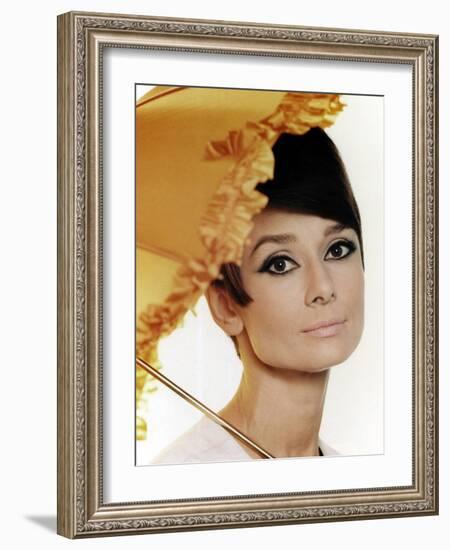 Audrey Hepburn, 1965.-null-Framed Photographic Print