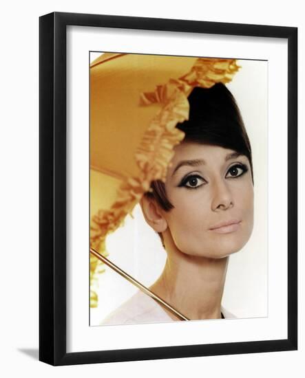 Audrey Hepburn, 1965.-null-Framed Photographic Print