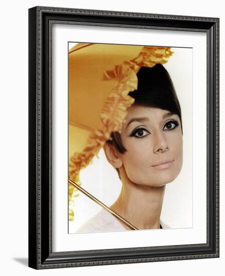 Audrey Hepburn, 1965.-null-Framed Photographic Print