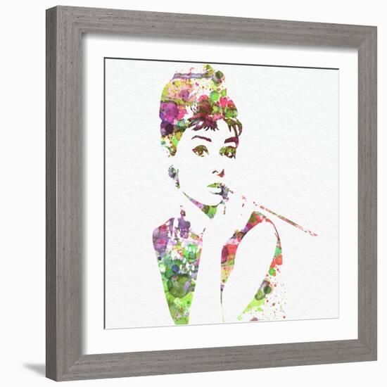 Audrey Hepburn 2-NaxArt-Framed Premium Giclee Print