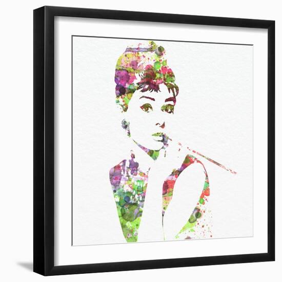 Audrey Hepburn 2-NaxArt-Framed Premium Giclee Print