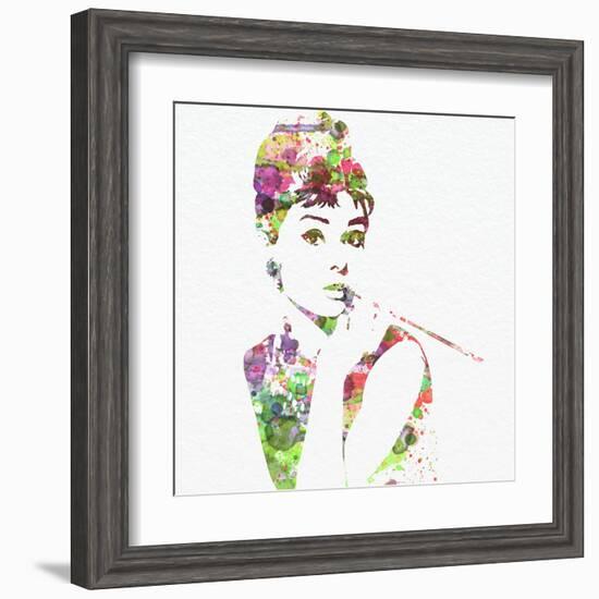 Audrey Hepburn 2-NaxArt-Framed Art Print