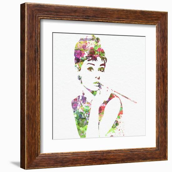 Audrey Hepburn 2-NaxArt-Framed Art Print