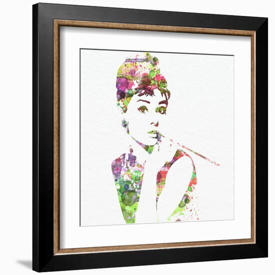 Audrey Hepburn 2-NaxArt-Framed Art Print