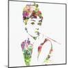 Audrey Hepburn 2-NaxArt-Mounted Art Print