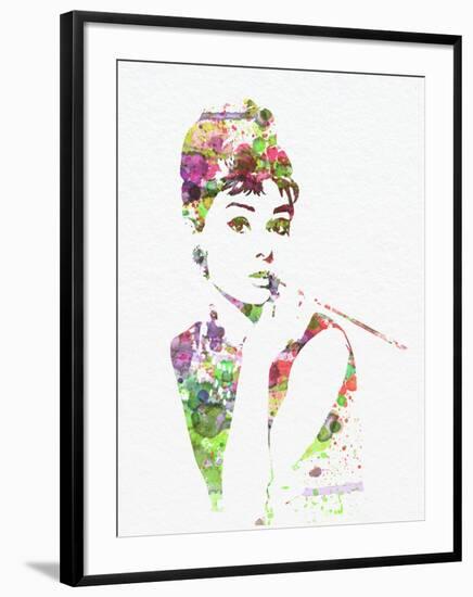 Audrey Hepburn 2-NaxArt-Framed Art Print