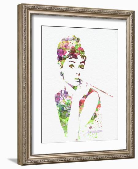 Audrey Hepburn 2-NaxArt-Framed Art Print