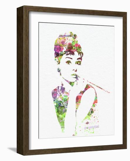 Audrey Hepburn 2-NaxArt-Framed Art Print