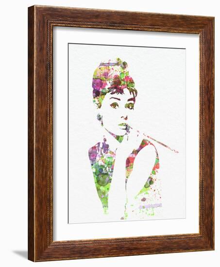 Audrey Hepburn 2-NaxArt-Framed Art Print