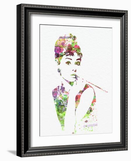 Audrey Hepburn 2-NaxArt-Framed Art Print