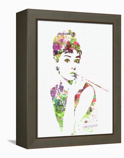 Audrey Hepburn 2-NaxArt-Framed Stretched Canvas