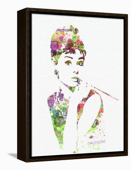 Audrey Hepburn 2-NaxArt-Framed Stretched Canvas