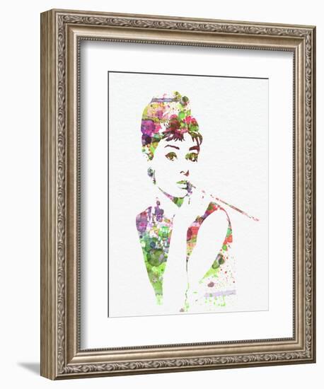 Audrey Hepburn 2-NaxArt-Framed Art Print