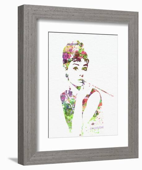 Audrey Hepburn 2-NaxArt-Framed Art Print