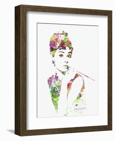 Audrey Hepburn 2-NaxArt-Framed Art Print