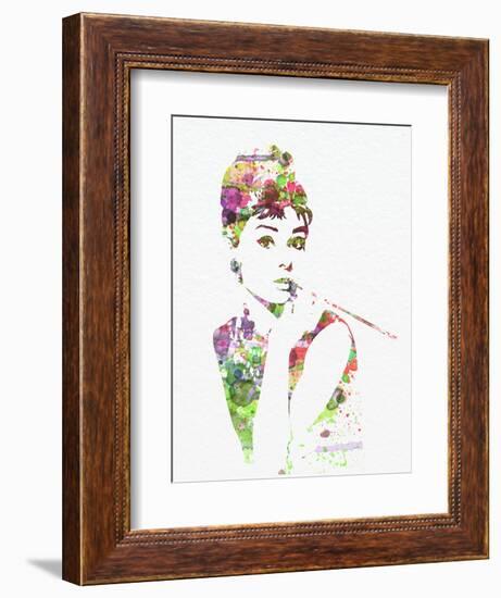 Audrey Hepburn 2-NaxArt-Framed Art Print