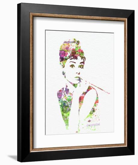 Audrey Hepburn 2-NaxArt-Framed Art Print