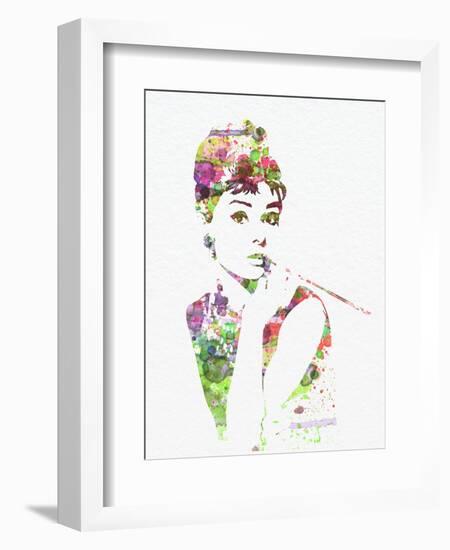 Audrey Hepburn 2-NaxArt-Framed Art Print