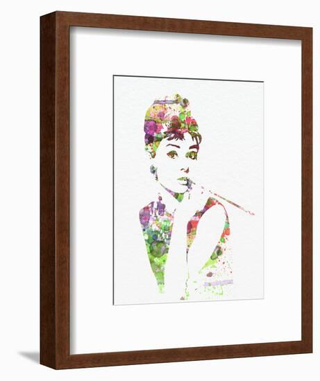 Audrey Hepburn 2-NaxArt-Framed Art Print