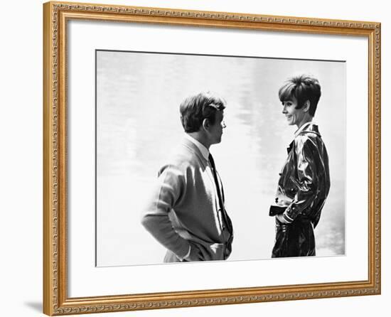 Audrey Hepburn, Albert Finney, Two for the Road, 1967-null-Framed Photographic Print