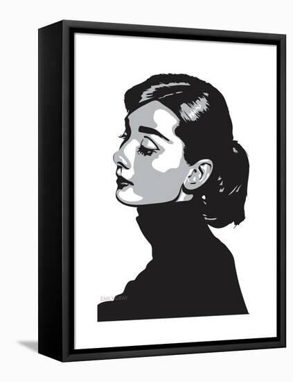 Audrey Hepburn - Always-Emily Gray-Framed Premier Image Canvas