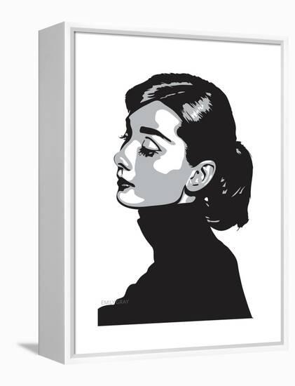 Audrey Hepburn - Always-Emily Gray-Framed Premier Image Canvas