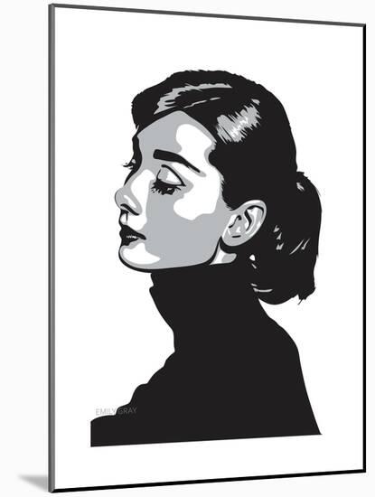 Audrey Hepburn - Always-Emily Gray-Mounted Giclee Print