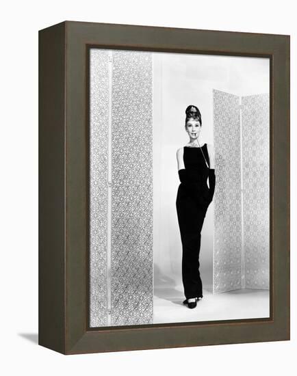 Audrey Hepburn. "Breakfast At Tiffany's" 1961, Directed by Blake Edwards-null-Framed Premier Image Canvas