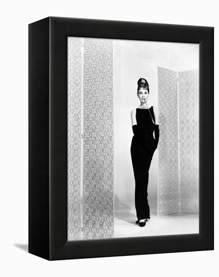 Audrey Hepburn. "Breakfast At Tiffany's" 1961, Directed by Blake Edwards-null-Framed Premier Image Canvas