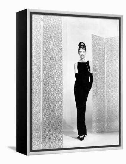 Audrey Hepburn. "Breakfast At Tiffany's" 1961, Directed by Blake Edwards-null-Framed Premier Image Canvas