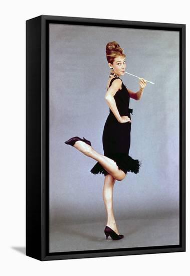 Audrey Hepburn. "Breakfast At Tiffany's" 1961, Directed by Blake Edwards-null-Framed Premier Image Canvas