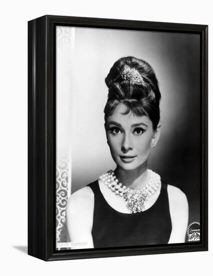 Audrey Hepburn. "Breakfast At Tiffany's" 1961, Directed by Blake Edwards-null-Framed Premier Image Canvas