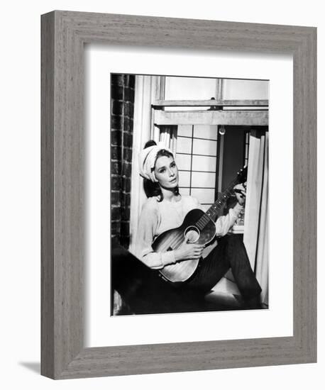 Audrey Hepburn. "Breakfast At Tiffany's" 1961, Directed by Blake Edwards-null-Framed Premium Photographic Print