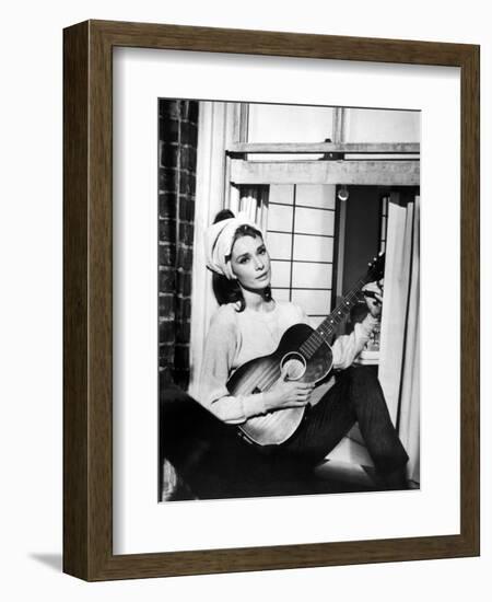 Audrey Hepburn. "Breakfast At Tiffany's" 1961, Directed by Blake Edwards-null-Framed Premium Photographic Print