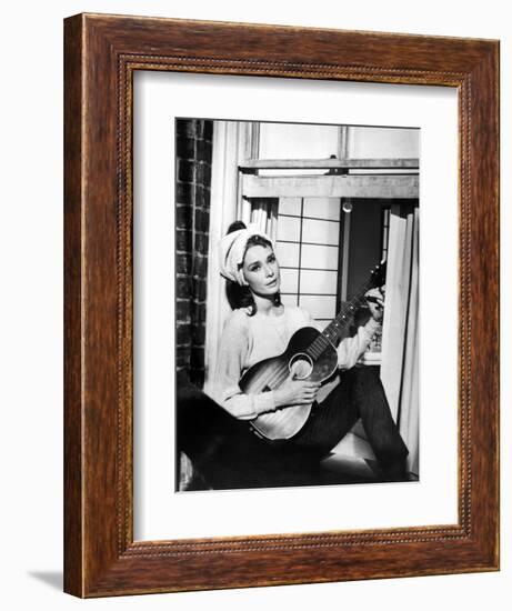 Audrey Hepburn. "Breakfast At Tiffany's" 1961, Directed by Blake Edwards-null-Framed Premium Photographic Print