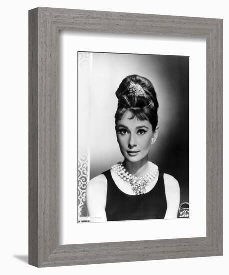 Audrey Hepburn. "Breakfast At Tiffany's" 1961, Directed by Blake Edwards-null-Framed Premium Photographic Print