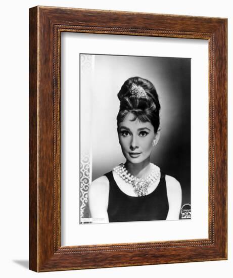 Audrey Hepburn. "Breakfast At Tiffany's" 1961, Directed by Blake Edwards-null-Framed Premium Photographic Print