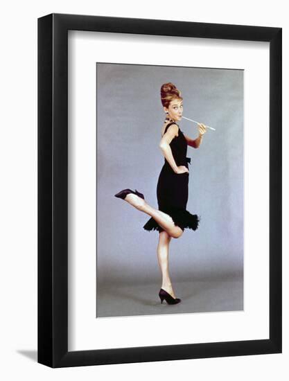 Audrey Hepburn. "Breakfast At Tiffany's" 1961, Directed by Blake Edwards-null-Framed Photographic Print