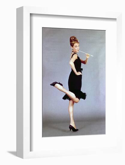 Audrey Hepburn. "Breakfast At Tiffany's" 1961, Directed by Blake Edwards-null-Framed Photographic Print