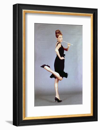 Audrey Hepburn. "Breakfast At Tiffany's" 1961, Directed by Blake Edwards-null-Framed Photographic Print