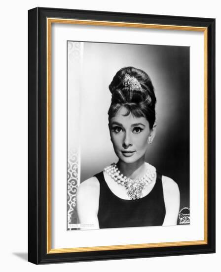 Audrey Hepburn. "Breakfast At Tiffany's" 1961, Directed by Blake Edwards-null-Framed Photographic Print