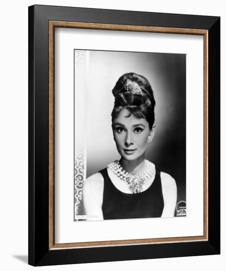 Audrey Hepburn. "Breakfast At Tiffany's" 1961, Directed by Blake Edwards-null-Framed Photographic Print