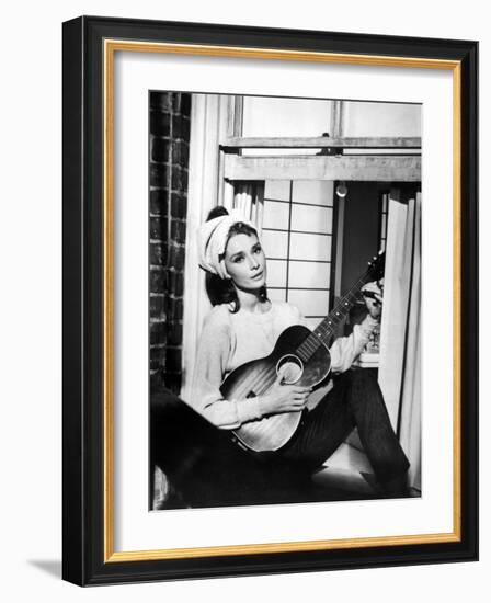 Audrey Hepburn. "Breakfast At Tiffany's" 1961, Directed by Blake Edwards-null-Framed Photographic Print